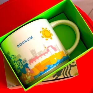 NWT 💕Starbucks You Are Here Series☕️ BODRUM Ceramic Mug, 14oz in Original Box